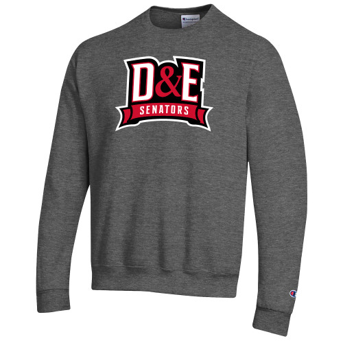  Champion Granite Heather Fleece Crew - D and E Senators