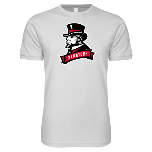  Next Level White SoftStyle T Shirt - Senators