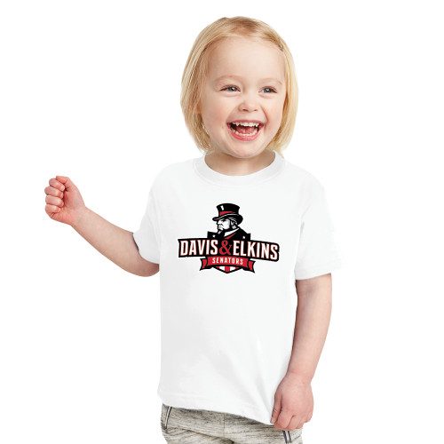  Toddler White T Shirt - Primary Mark