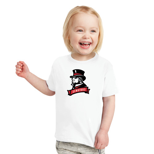  Toddler White T Shirt - Senators