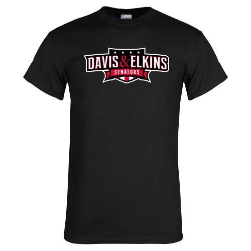  Black T Shirt - Davis and Elkins Senators