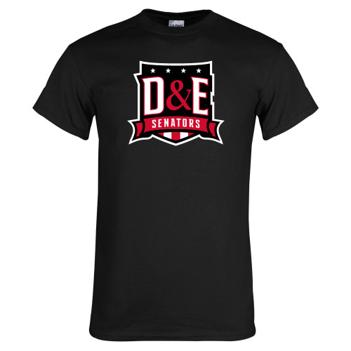  Black T Shirt - DE Senators Shield