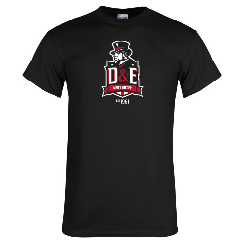  Black T Shirt - Mens Soccer Established