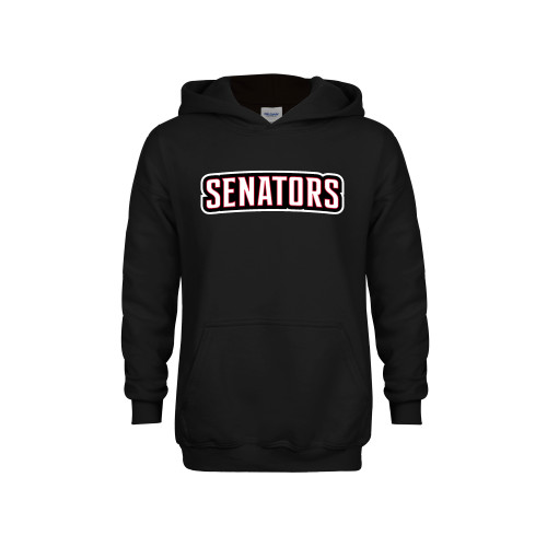  Youth Black Fleece Hoodie - Senators Word Mark