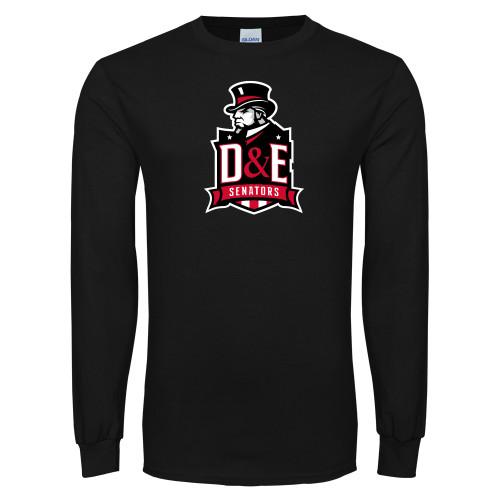  Black Long Sleeve T Shirt - DE Senators