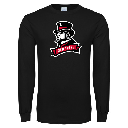  Black Long Sleeve T Shirt - Senators