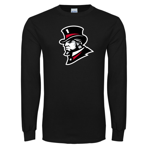  Black Long Sleeve T Shirt - Senator Head