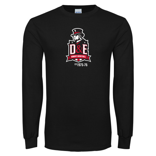  Black Long Sleeve T Shirt - Womens Basketball Established