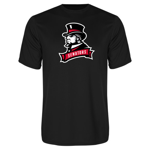  Black Performance Tee - Senators