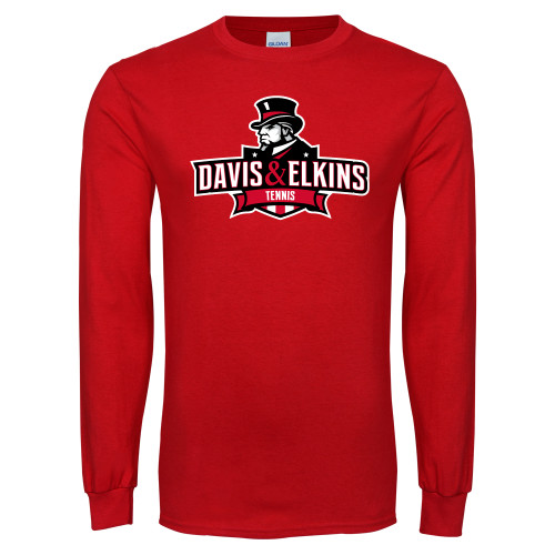  Red Long Sleeve T Shirt - Tennis
