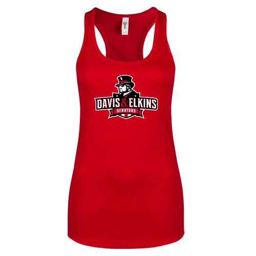  Next Level Racerback Tank Red - Primary Mark