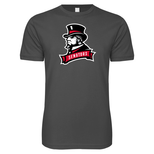  Next Level Charcoal SoftStyle T Shirt - Senators