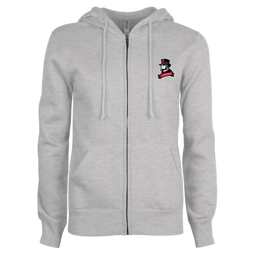 Main Image for  ENZA Womens Grey Fleece Full Zip Hoodie
