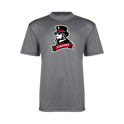  Youth Performance Grey Concrete Tee - Senators