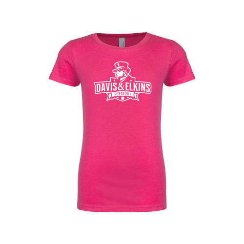  Next Level Girls Fuchsia Fashion Fit T Shirt - Primary Mark