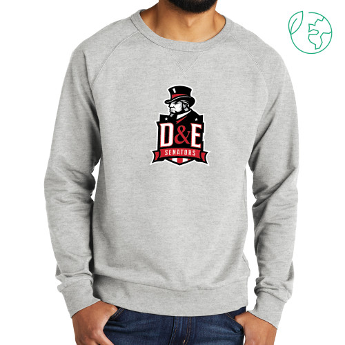  Allmade Light Grey Organic French Terry Crewneck Sweatshirt - Primary Mark