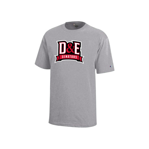  Champion Youth Grey Short Sleeve Tee - D and E Senators