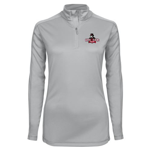  Syntrel Womens Platinum Interlock 1/4 Zip - Primary Mark