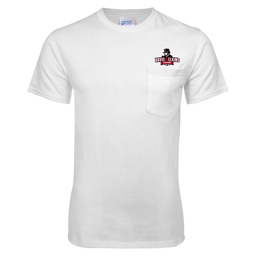  White T-Shirt w/Pocket - Primary Mark