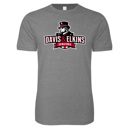 Main Image for  Next Level Heather Grey SoftStyle T Shirt