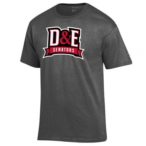  Champion Granite Heather T Shirt - D and E Senators