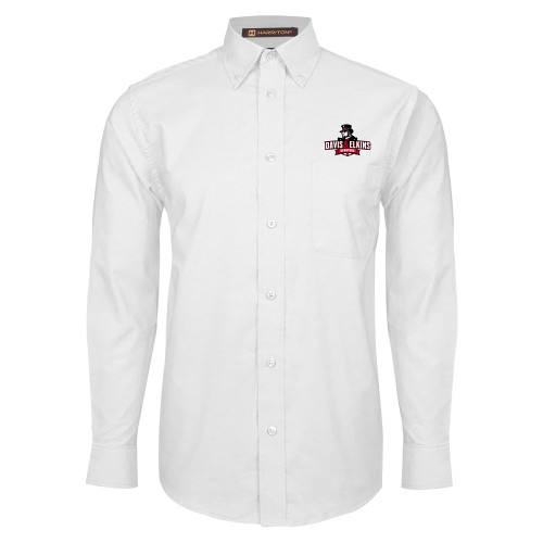  White Oxford Long Sleeve Shirt - Primary Mark