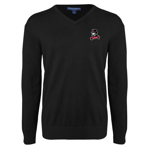  Black VNeck Sweater - Senators