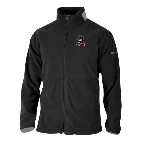  Columbia Black Everest Ridge Fleece Full Zip Jacket - Senators