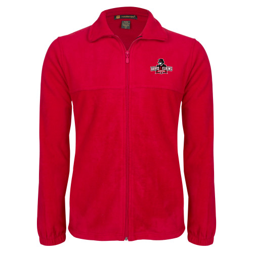  Red Fleece Full Zip Jacket - Primary Mark