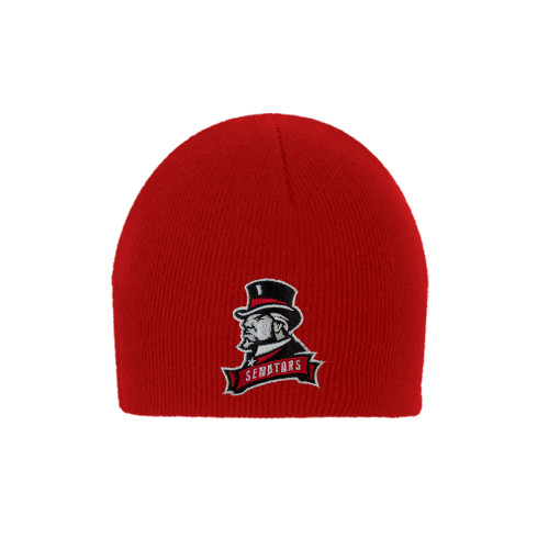  Red Knit Beanie - Senators