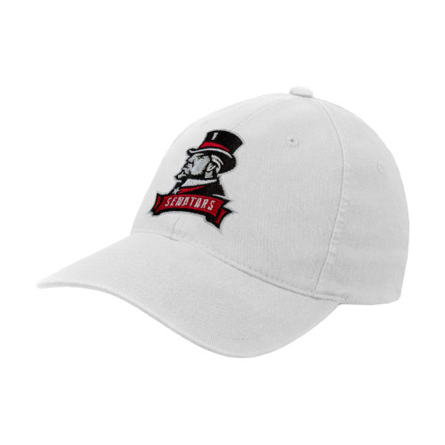  White Flexfit Structured Low Profile Hat - Senators