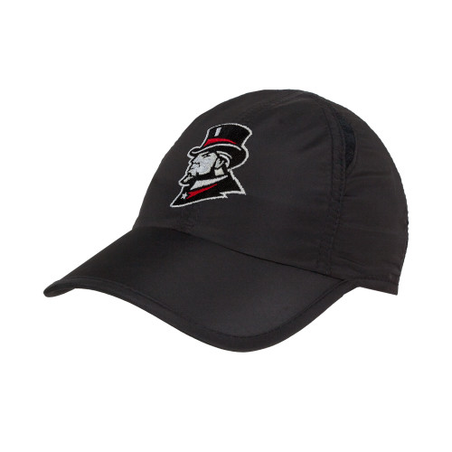  Womens Black Performance Cap - Senator Head
