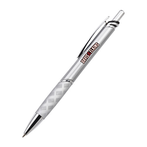  Andy Silver Ballpoint Pen - Davis and Elkins Wordmark