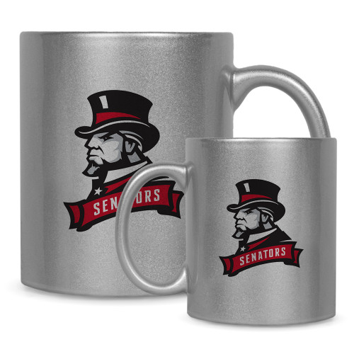  Full Color Silver Metallic Mug 11oz - Senators