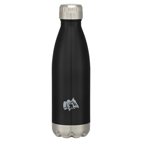  Swig Stainless Steel Black Bottle 16oz - Senator Head  Engraved