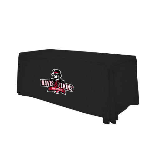  Black 6 foot Table Throw - Primary Mark
