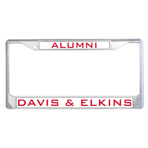  Alumni Metal License Plate Frame in Chrome - Alumni