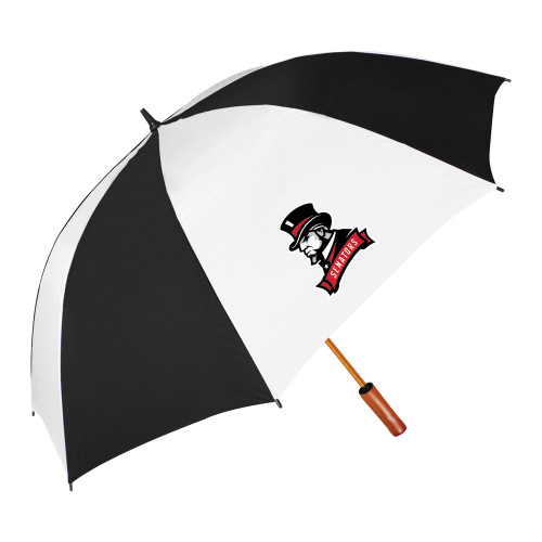  64 Inch Black/White Umbrella - Senators