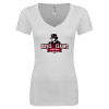 Thumbnail image for  Next Level Womens White Ideal V Tee