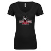 Thumbnail image for  Next Level Womens Black Ideal V Tee