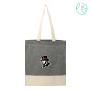 Thumbnail image for  Split Recycled Black Cotton Twill Convention Tote