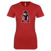 Thumbnail image for  Next Level Womens Red Boyfriend Tee