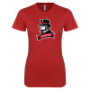 Thumbnail image for  Next Level Womens Red Boyfriend Tee