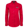 Thumbnail image for  Womens Red Twill Button Down Long Sleeve 