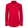 Thumbnail image for  Womens Red Twill Button Down Long Sleeve 