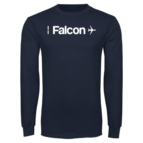  Navy Long Sleeve T-Shirt - Falcon