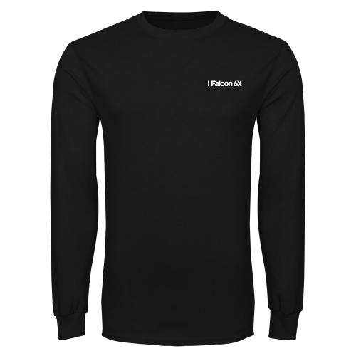  Black Long Sleeve T Shirt - Falcon 6X
