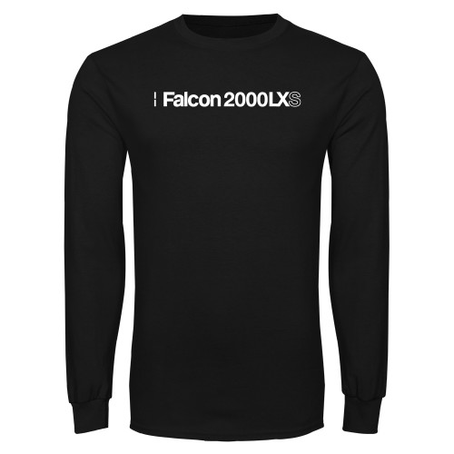  Black Long Sleeve T Shirt - Falcon 2000LXS