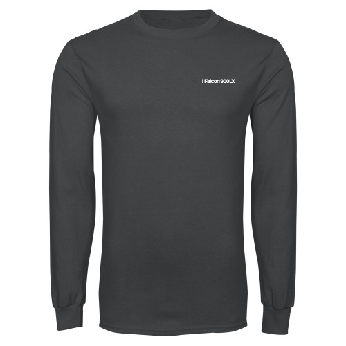  Charcoal Long Sleeve T Shirt - Falcon 900LX