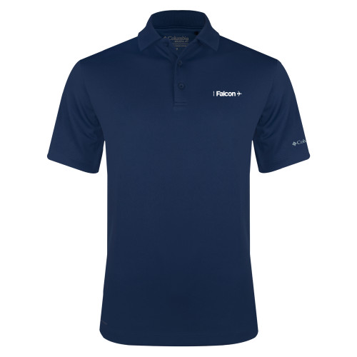  Columbia Navy Omni Wick Drive Polo - Falcon